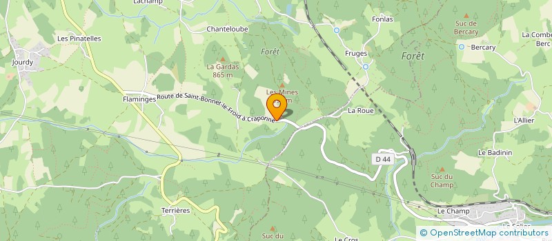 localisation de l'entreprise CHENIL SAINT PAL  SAINT-PAL-DE-MONS