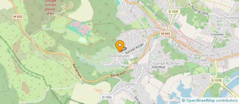 localisation de l'entreprise CHENILL'Z  ROZERIEULLES