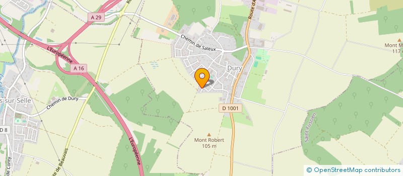 localisation de l'entreprise CHENILLE ET DOUDOU  DURY