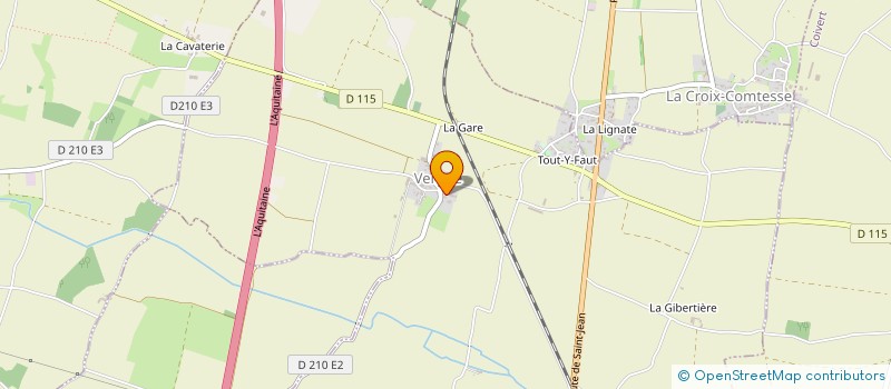 localisation de l'entreprise CHENIN  VERGNE