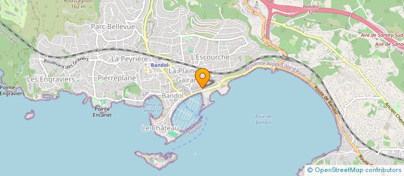localisation de l'entreprise CHENIN BLANC à BANDOL