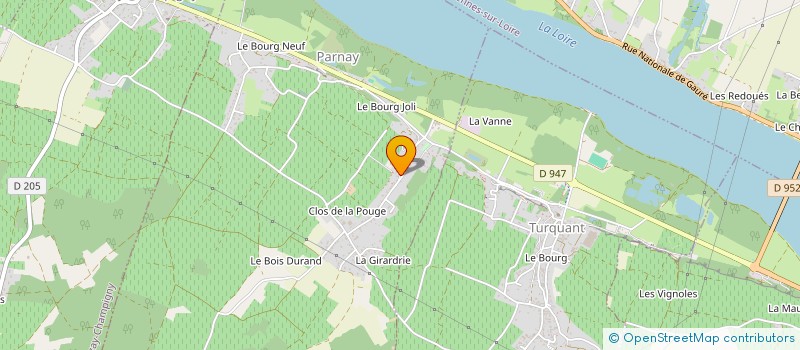 localisation de l'entreprise CHENIN FAISANT à PARNAY