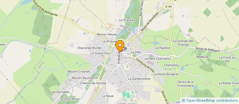 localisation de l'entreprise CHENKA  LORRIS