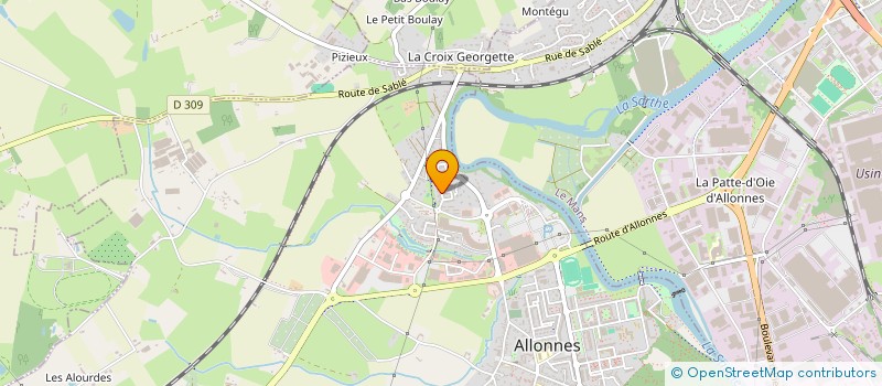 localisation de l'entreprise CHENLO  ALLONNES