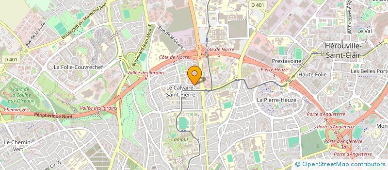 localisation de l'entreprise CHENM à CAEN