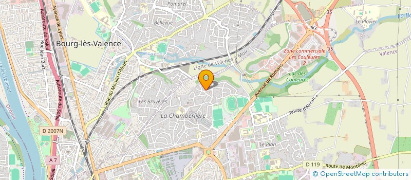 localisation de l'entreprise CHENNAF à VALENCE