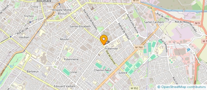 localisation de l'entreprise CHENNI GROUP  ROUBAIX