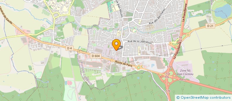 localisation de l'entreprise CHENNOUF IMMO  PONTAULT-COMBAULT
