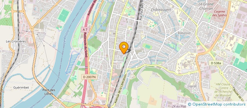 localisation de l'entreprise CHENORQUE  VALENCE