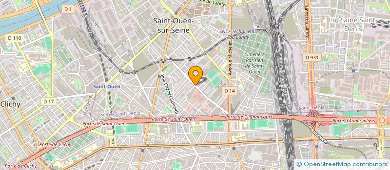 localisation de l'entreprise CHENOYA  SAINT-OUEN-SUR-SEINE