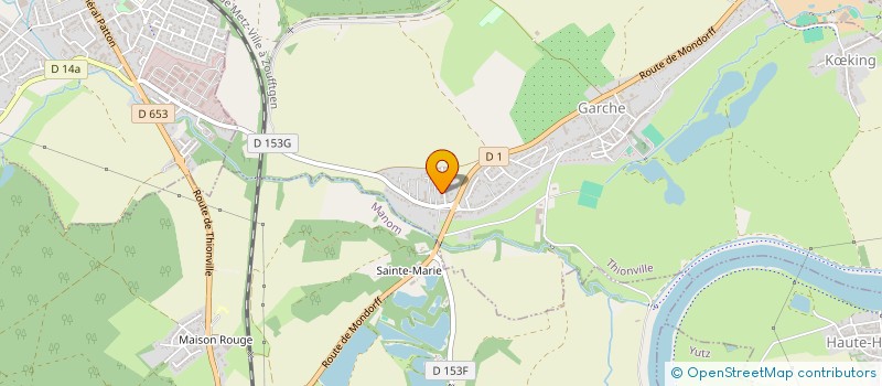 localisation de l'entreprise CHENRYWEB  THIONVILLE