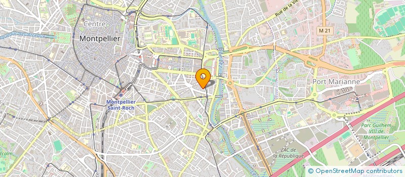 localisation de l'entreprise CHENTEX à MONTPELLIER