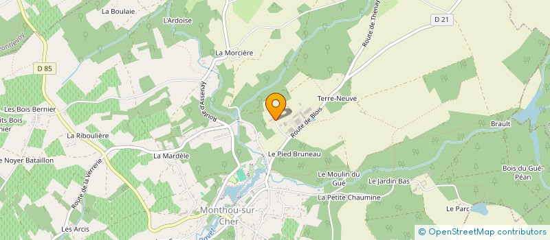 localisation de l'entreprise CHENU SARL à MONTHOU-SUR-CHER