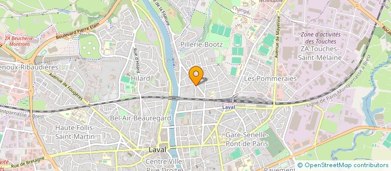 localisation de l'entreprise CHENUAUD à LAVAL