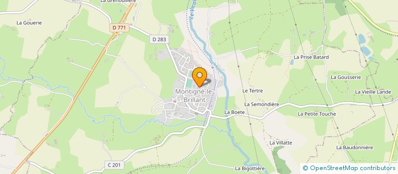 localisation de l'entreprise CHEONMAK  MONTIGNE-LE-BRILLANT