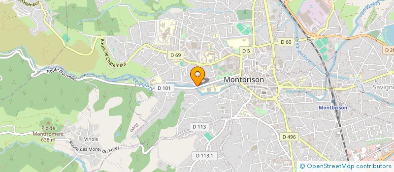 localisation de l'entreprise CHEOUIRFA ABDELKRIM EURL  MONTBRISON