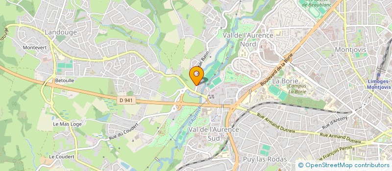 localisation de l'entreprise CHEPA à LIMOGES