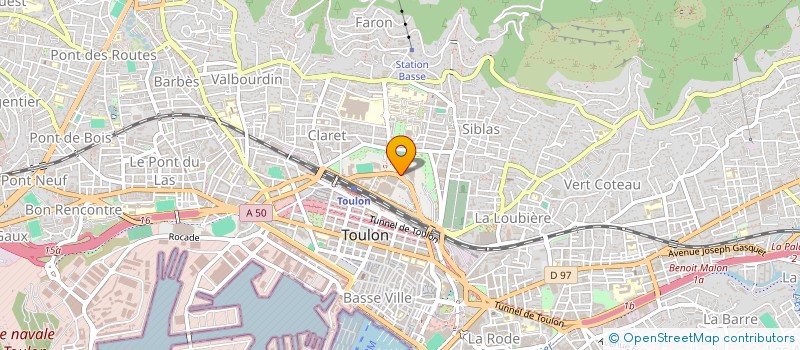 localisation de l'entreprise CHEPA  TOULON