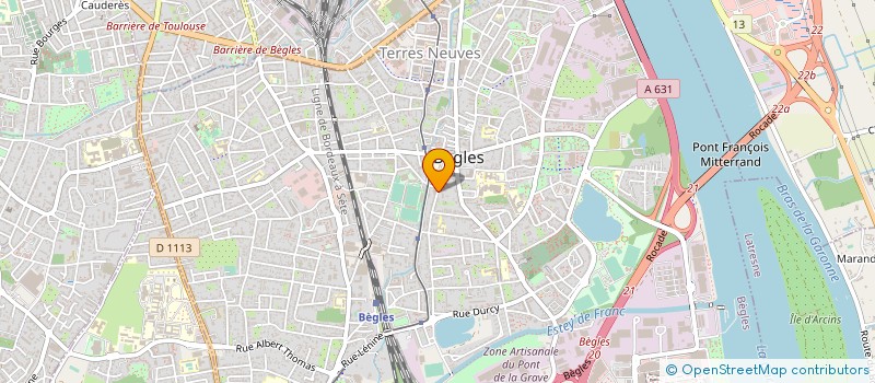 localisation de l'entreprise CHEPY à BEGLES