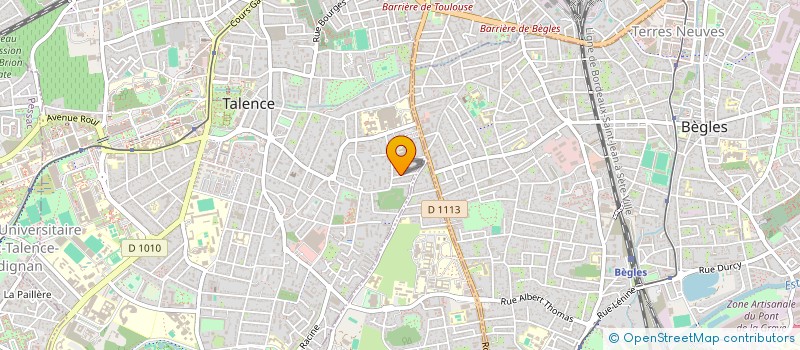 localisation de l'entreprise CHER  TALENCE