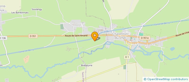 localisation de l'entreprise CHER CAMPAGNE  SAINT-PIERRE-LES-ETIEUX