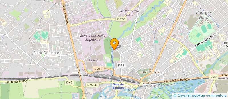 localisation de l'entreprise CHER JEUMINA  BOURGES