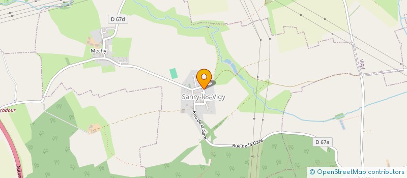 localisation de l'entreprise CHER'S PAYS-SAGES  SANRY-LES-VIGY