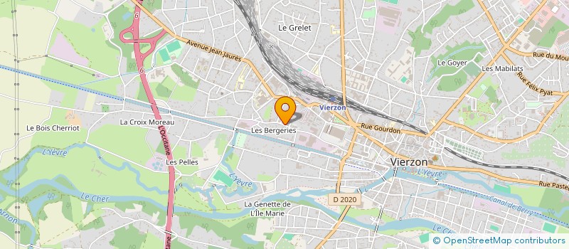 localisation de l'entreprise CHER SOUND SYSTEM  VIERZON