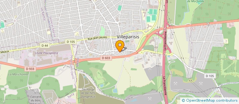 localisation de l'entreprise CHERA  VILLEPARISIS