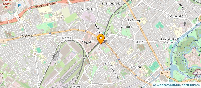 localisation de l'entreprise CHERADAME DELATTRE ET CIE à LILLE