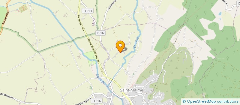 localisation de l'entreprise CHERALPES  SAINT-MAIME