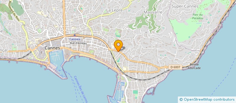 localisation de l'entreprise CHERAMIL à CANNES