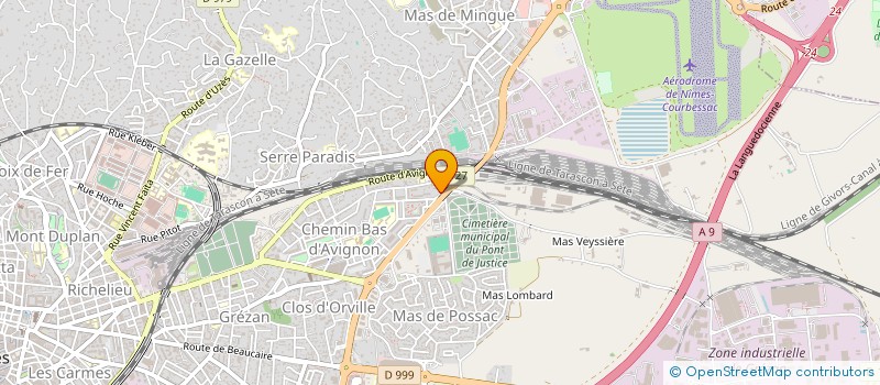 localisation de l'entreprise CHERAZADE à NIMES