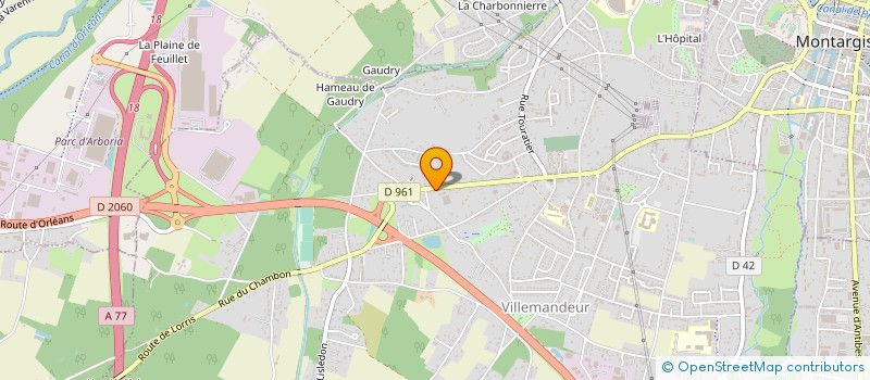 localisation de l'entreprise CHERBILL à VILLEMANDEUR