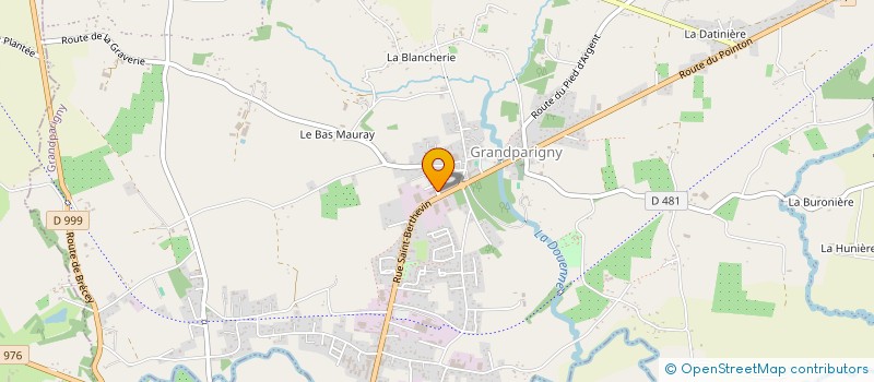 localisation de l'entreprise CHERBONNEL LOGISTIQUE à GRANDPARIGNY