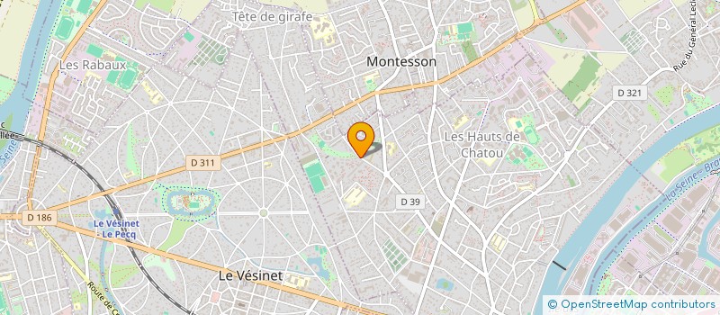 localisation de l'entreprise CHERBONNIER  CHATOU