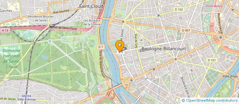 localisation de l'entreprise CHERBOULOGNE.ASSO à BOULOGNE-BILLANCOURT