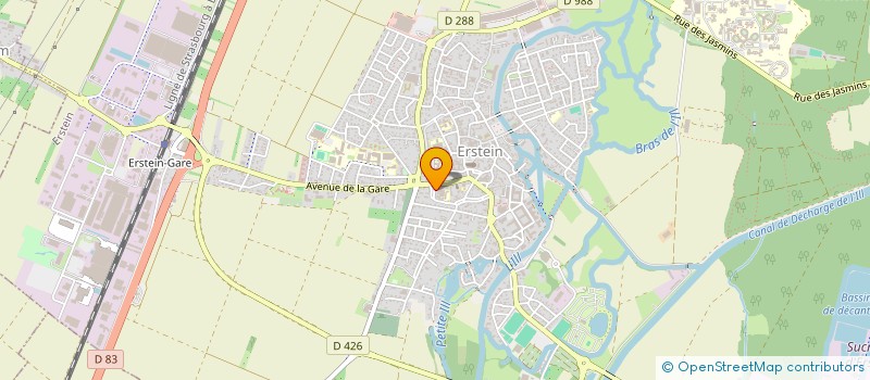 localisation de l'entreprise CHERBOURG  ERSTEIN