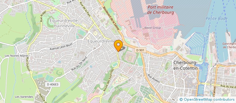 localisation de l'entreprise CHERBOURG AUTO BAIL  CHERBOURG-EN-COTENTIN