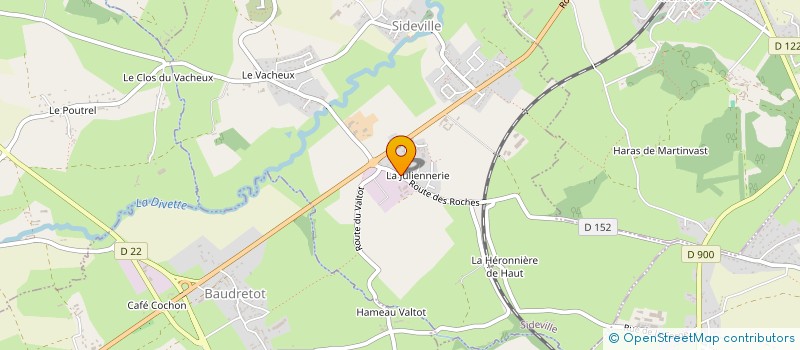 localisation de l'entreprise CHERBOURG CLOTURES & AMENAGEMENTS à SIDEVILLE