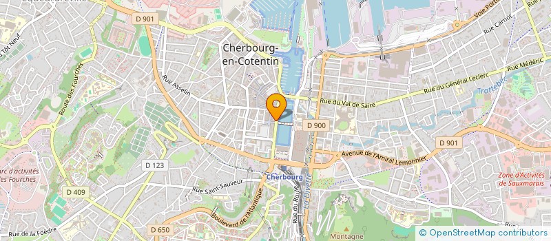 localisation de l'entreprise CHERBOURG DIETETIQUE  CHERBOURG-EN-COTENTIN