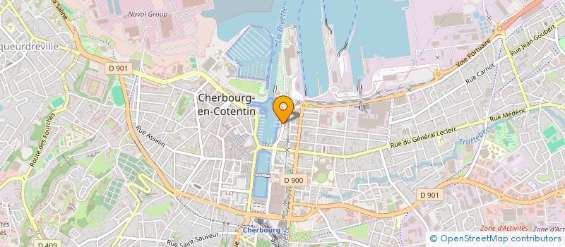 localisation de l'entreprise CHERBOURG MECANIQUE GENERALE ET NAVALE  CHERBOURG-EN-COTENTIN