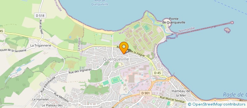 localisation de l'entreprise CHERBOURG TRANSPORT  CHERBOURG-EN-COTENTIN