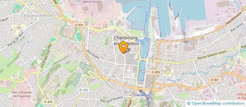 localisation de l'entreprise CHERBOURG TRAVAUX COURTAGE  CHERBOURG-EN-COTENTIN
