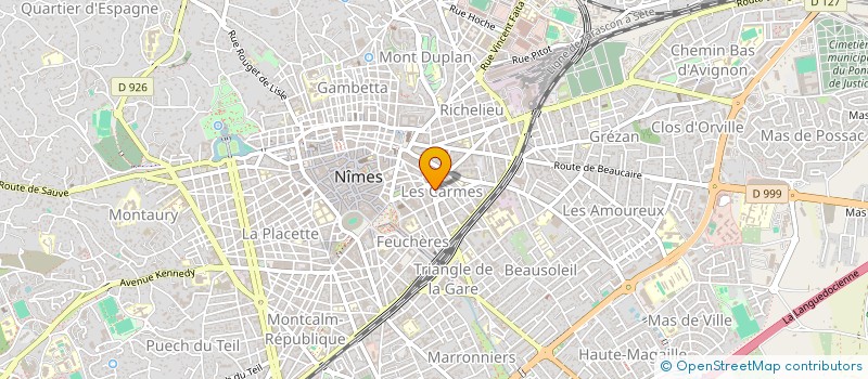 localisation de l'entreprise CHERCAL  NIMES