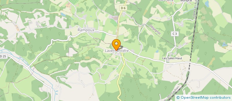 localisation de l'entreprise CHERCHEURS D'ETOILES  LAVERCANTIERE