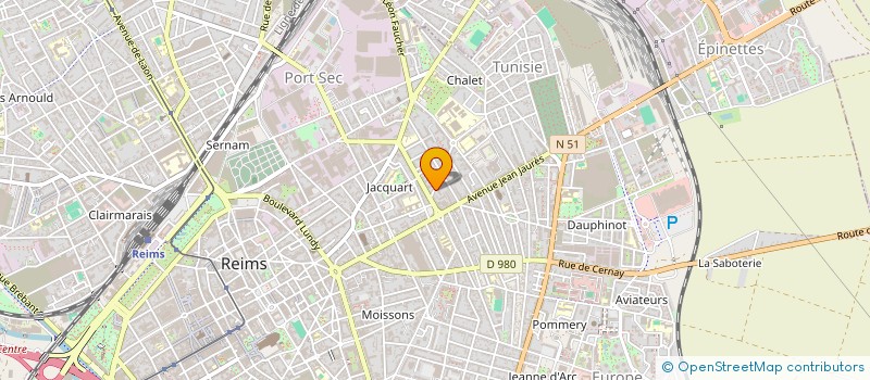 localisation de l'entreprise CHERCHEURS D'OR  REIMS