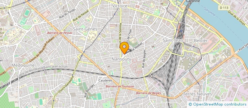 localisation de l'entreprise CHERCHEURS DU MONDE  BORDEAUX