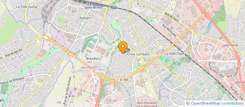 localisation de l'entreprise CHERDEL-ODIE à SAINT-BRIEUC