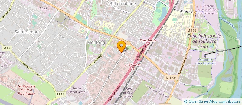 localisation de l'entreprise CHERDOUD FERMETURES à TOULOUSE